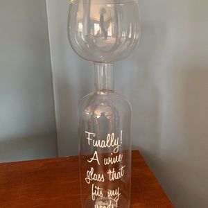 Fun wine glass